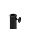 Hiland Solar Market Umbrella with LED Lights in Red with  Base MKC-UMB-R - alternate 5